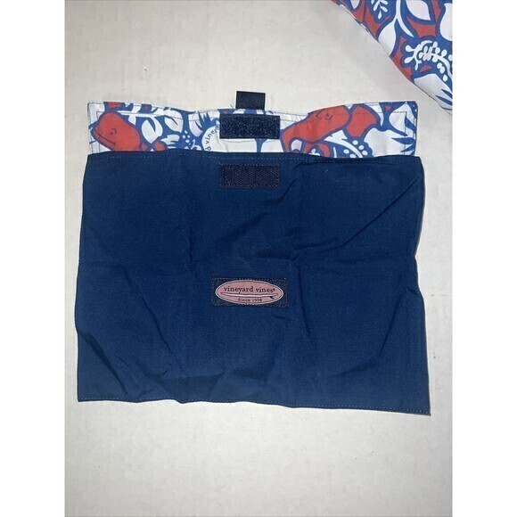 Vineyard Vines Men's Hibiscus Whale Floral Swim Trunks‎ W Travel Pouch Size XL - Picture 6 of 6